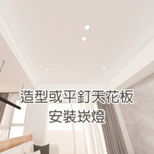 輕裝潢 (天花板) 三房