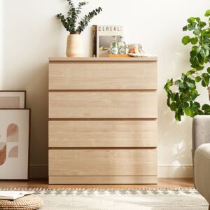 林氏木業北歐風百搭四層抽屜櫃 LS187
